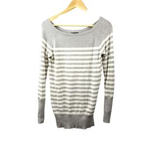 Gap Women's Cashmere Blend  striped boatneck pullover sweater